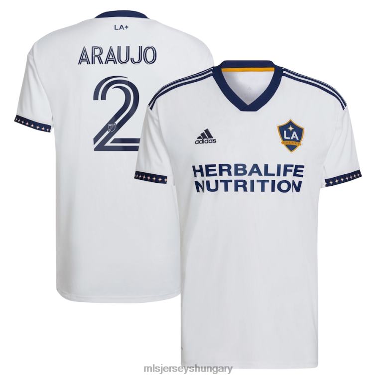 férfiak la galaxy Julian Araujo Adidas white 2022 City of Dreams Kit replika játékos mez mez MLS Jerseys 22FZD1222