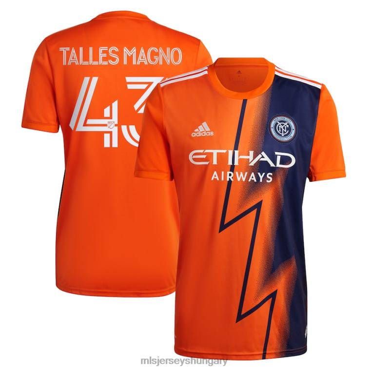 férfiak new york city fc tallák magno adidas orange 2022 the volt kit replika player mez mez MLS Jerseys 22FZD1190