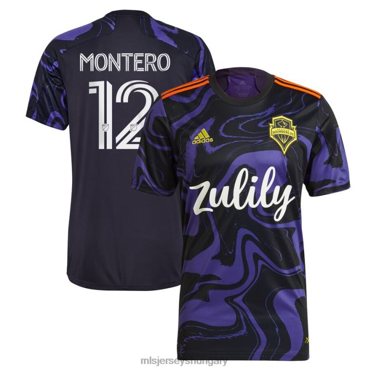 férfiak seattle Sounders fc Fredy Montero Adidas Purple 2021 the Jimi Hendrix Kit replika játékos mez mez MLS Jerseys 22FZD1030