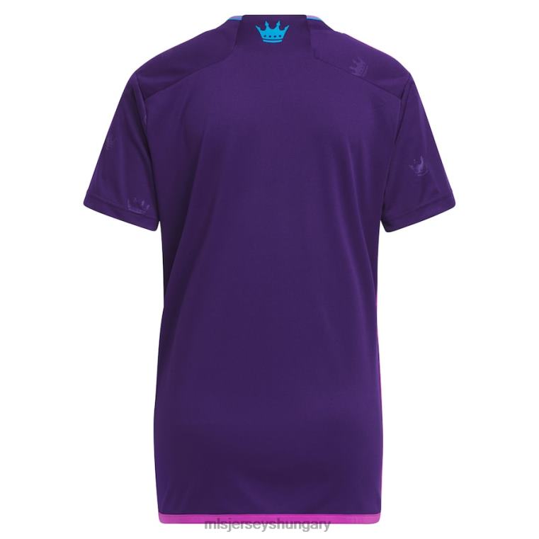nők charlotte fc adidas purple 2023 koronaékszer kit replika mez mez MLS Jerseys 22FZD27