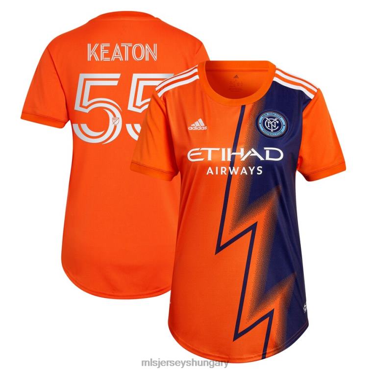 nők new york city fc keaton parks adidas orange 2023 the volt kit replika játékos mez mez MLS Jerseys 22FZD1112